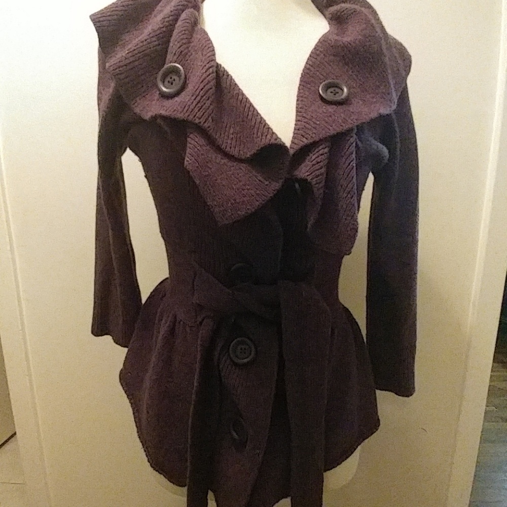 Anthropologie wrap sweater